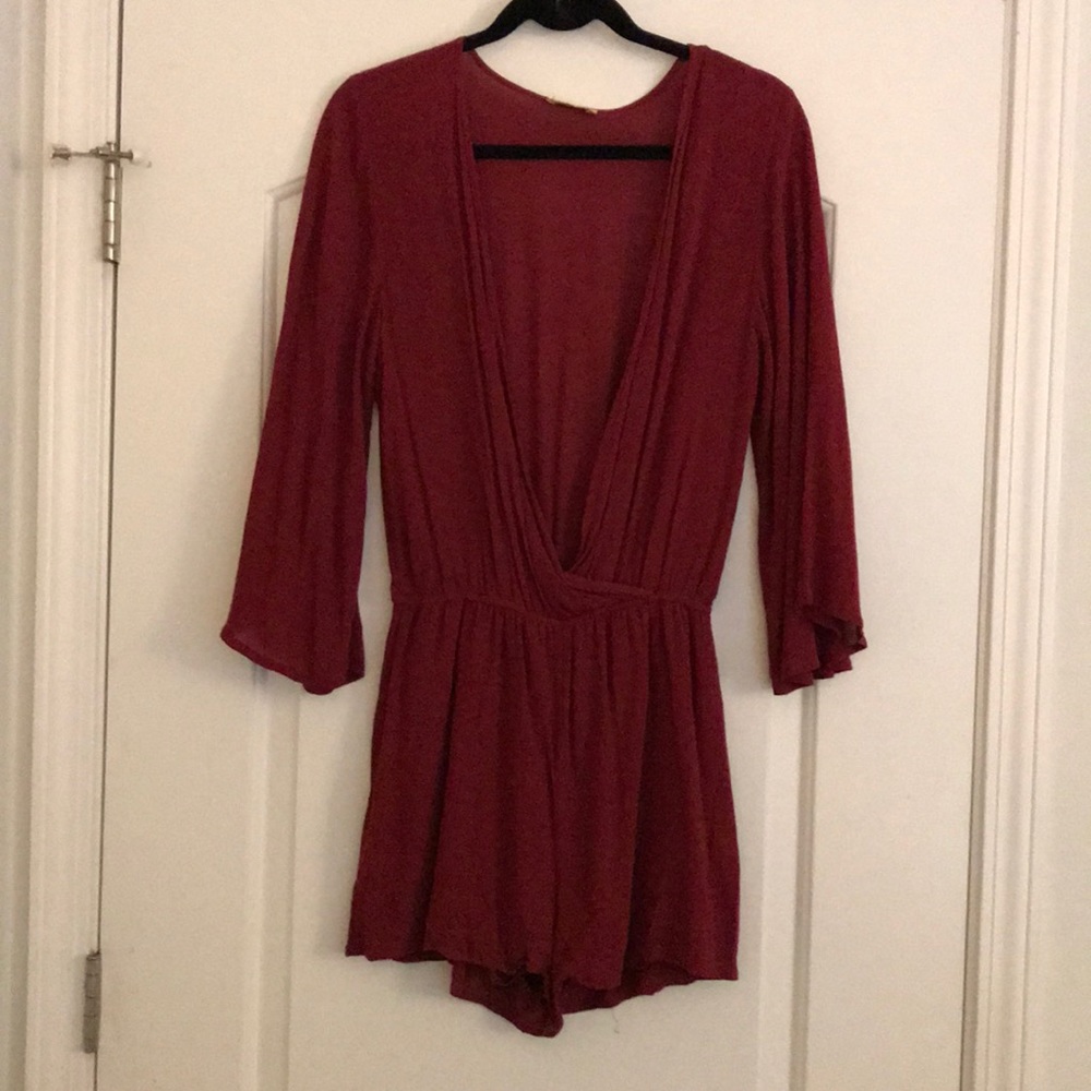 Red romper